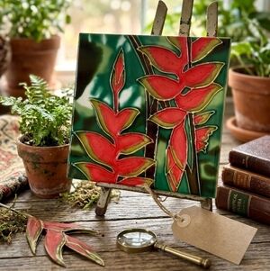 Decorative Wall Ceramic Plate Cottagecore Farmhouse Vintage Decor Handpaint New